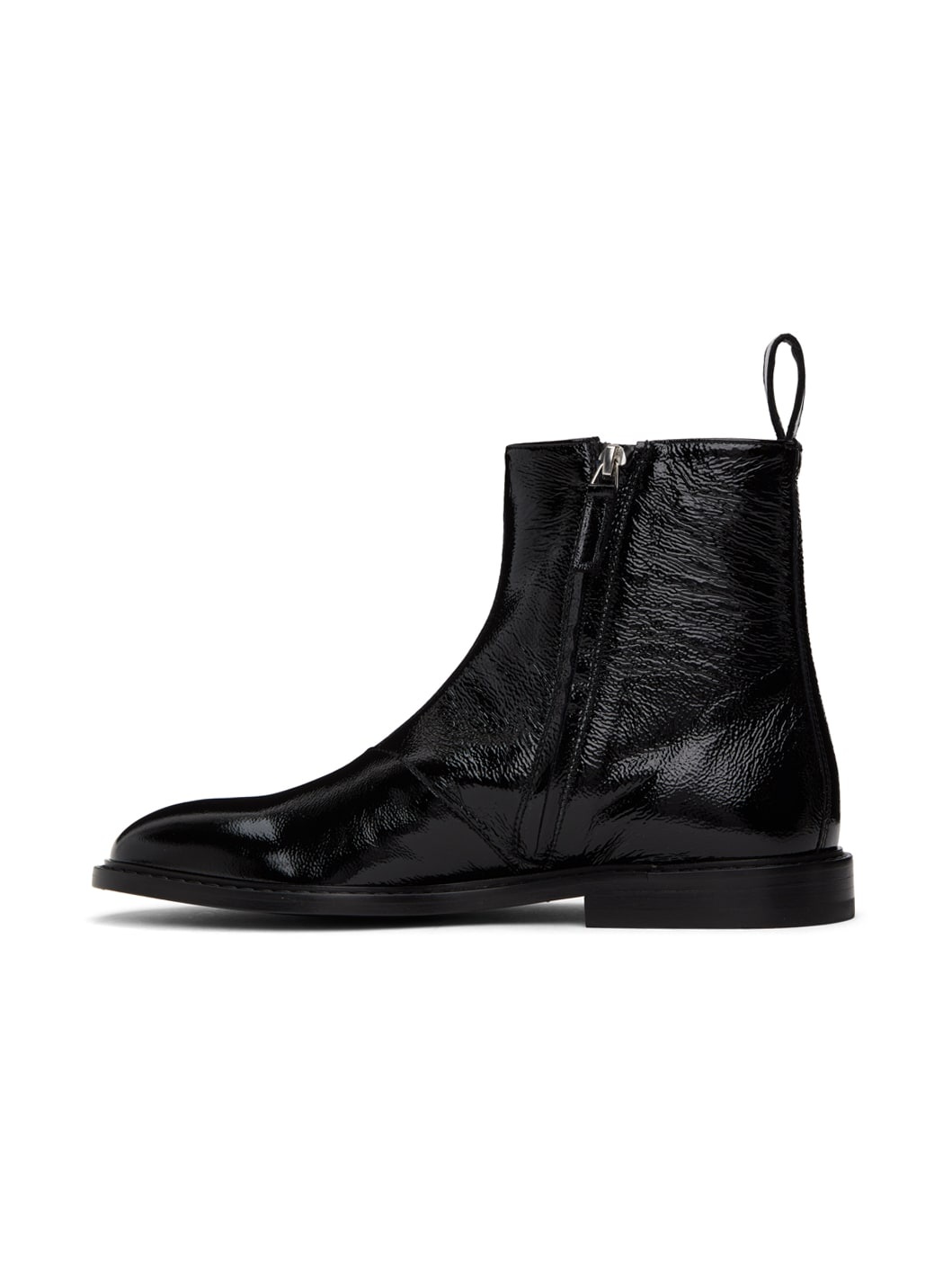 Black Crinkled Boots - 3
