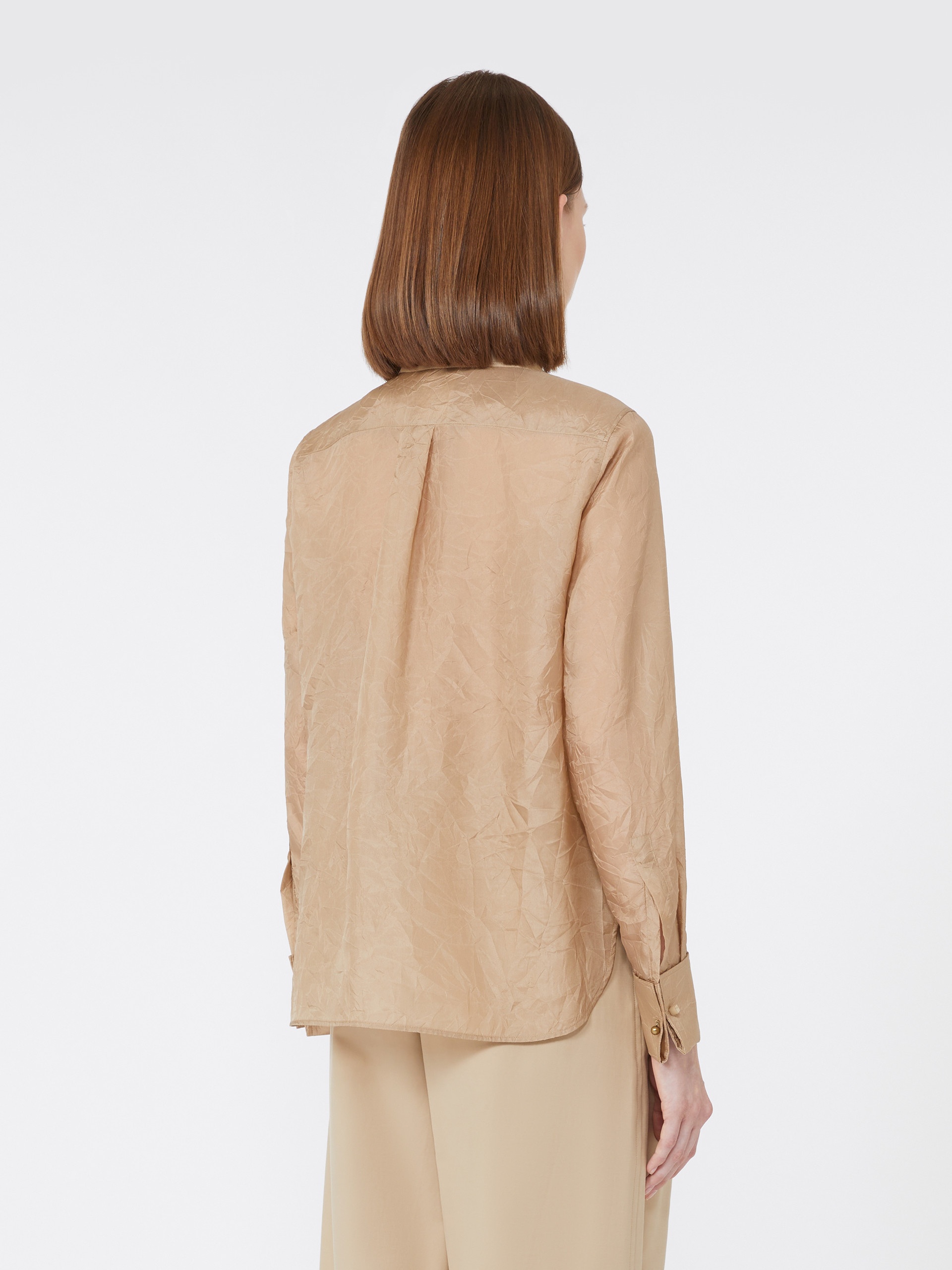 ELOISA Silk canvas shirt - 4