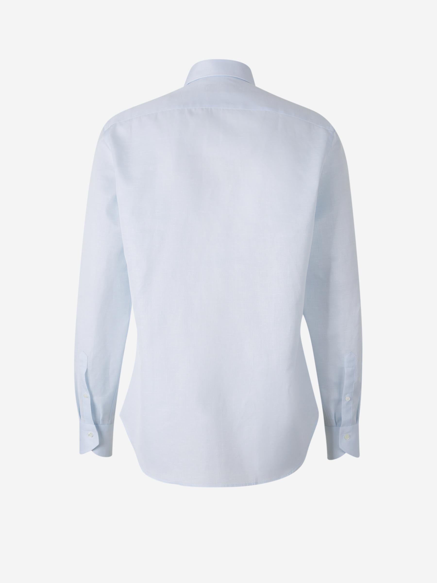 PLAIN LINEN SHIRT - 2