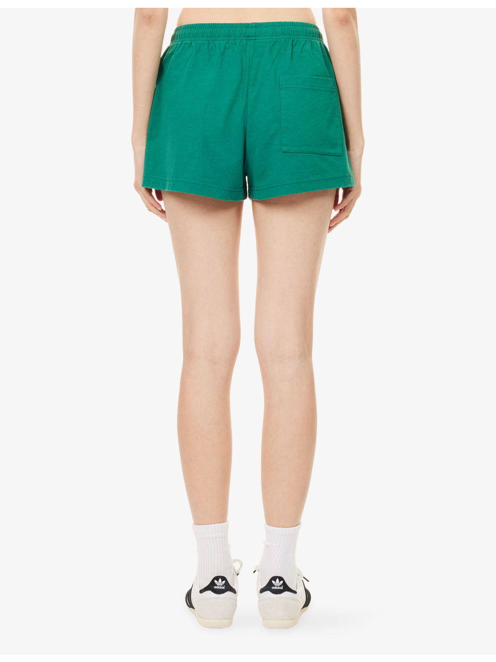 Crown Tennis Embroidered Disco Cotton-Jersey Shorts - 4