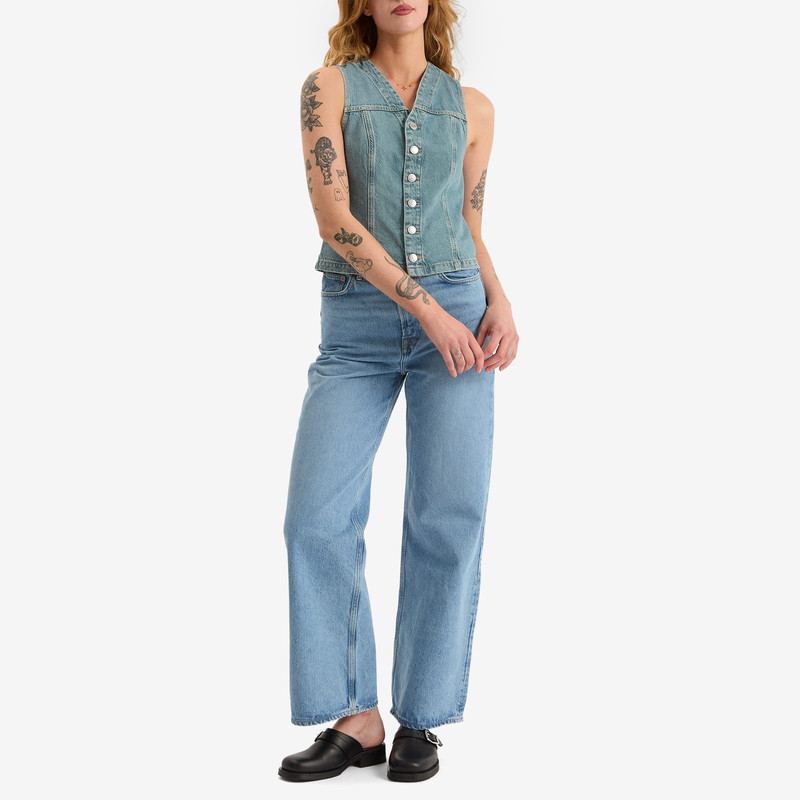 SAMSØE SAMSØE Samsøe Samsøe Sabeth Denim Vest outlook