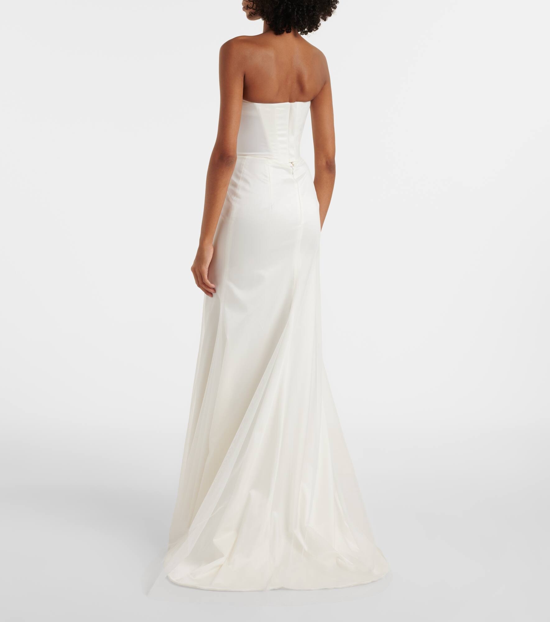 Bridal Nova Reha tulle and satin gown - 3