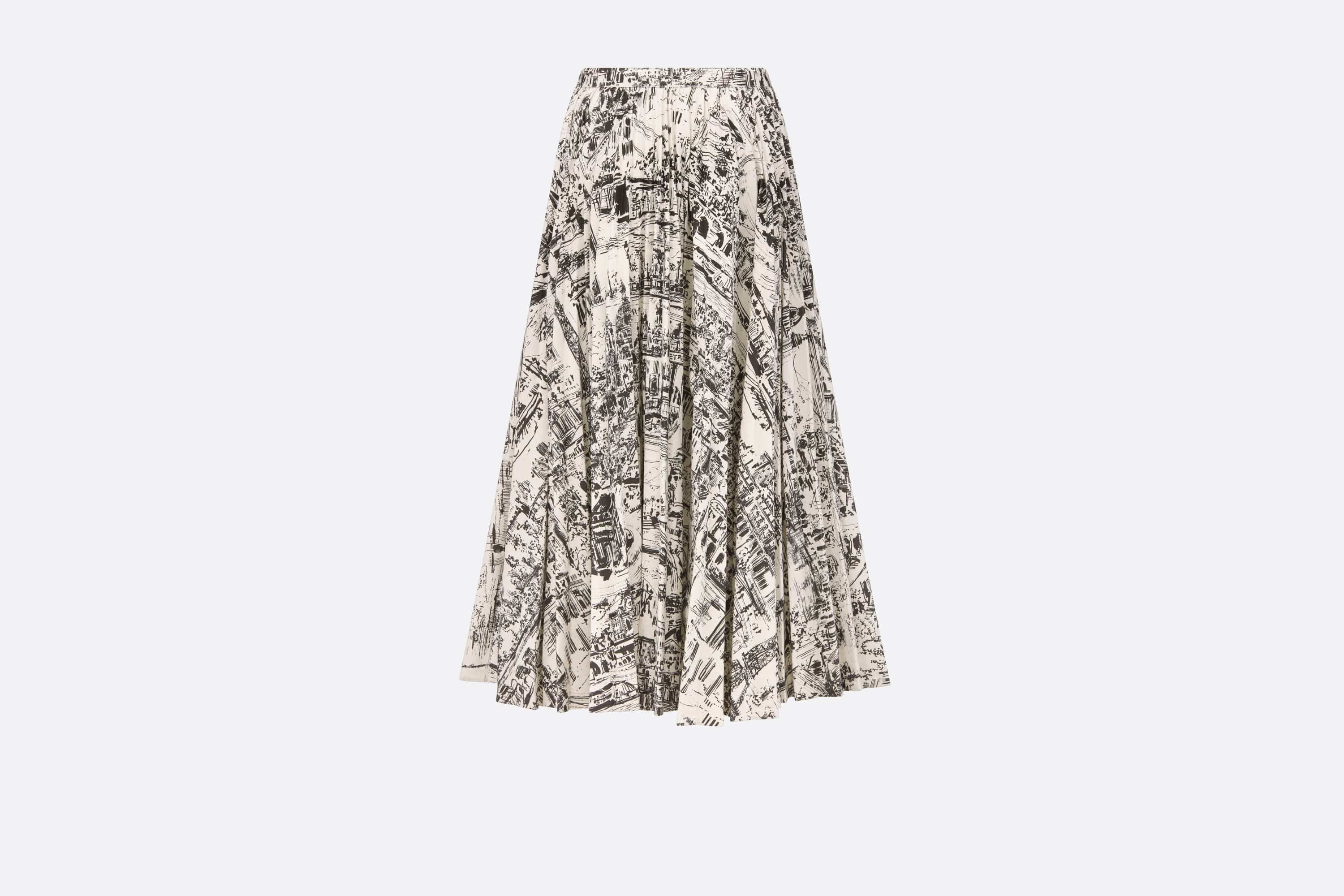 Pleated Mid-Length Skirt - 6