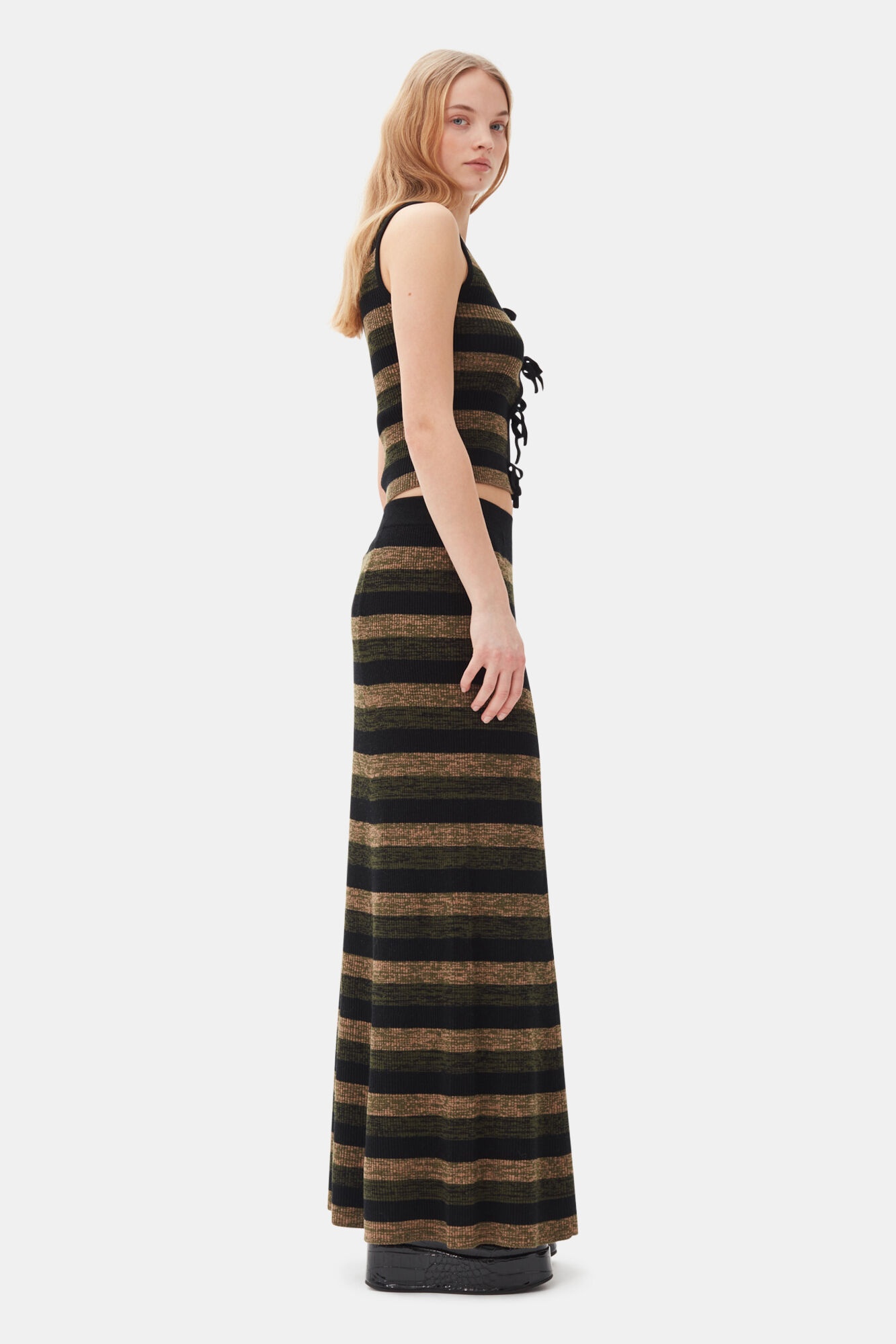 RIBBED MERINO MAXI SKIRT - 3