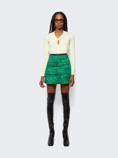 Moncler Classic Skirt Bright Green outlook