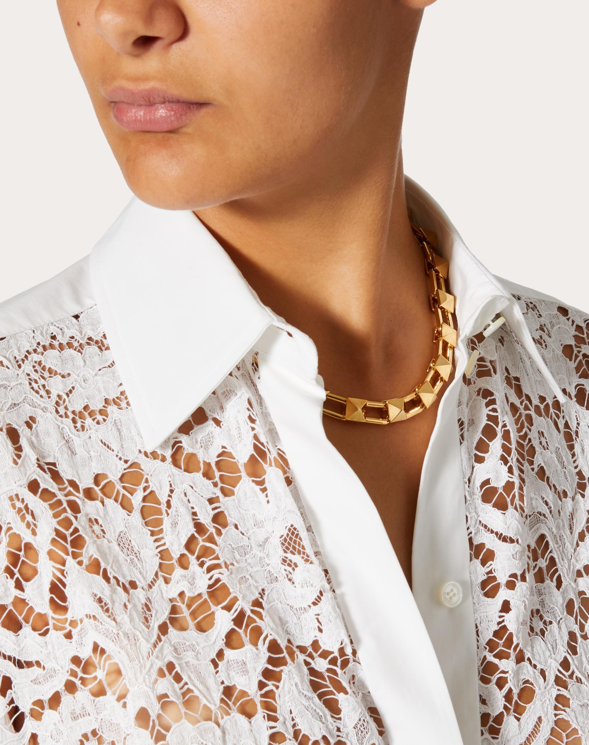 METAL ROCKSTUD NECKLACE - 5
