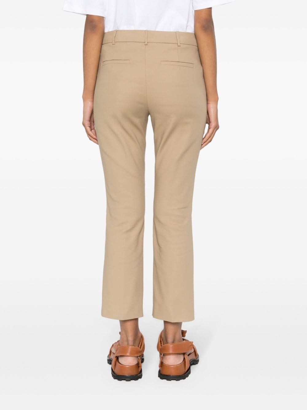 raised-seam cropped trousers - 4