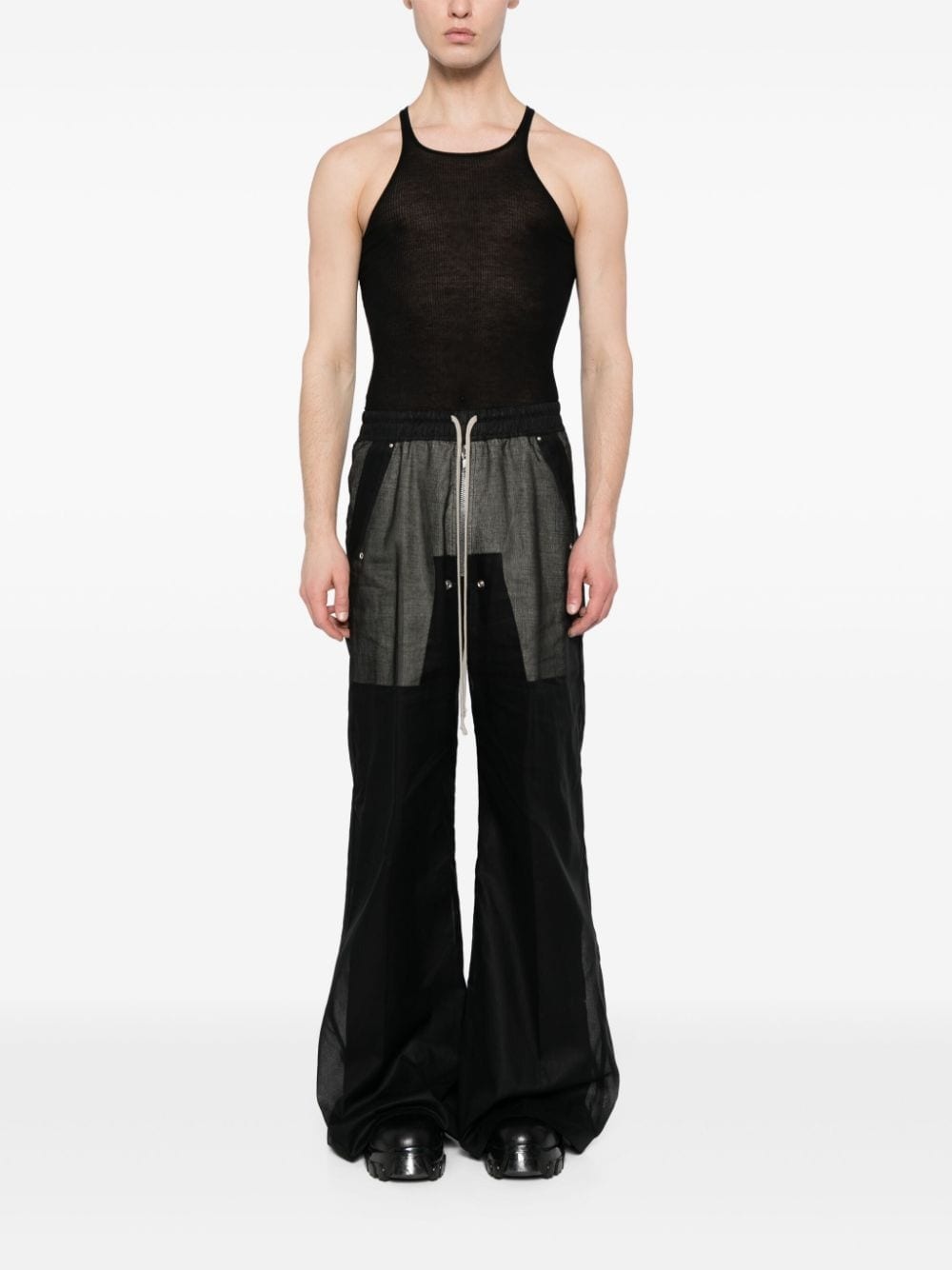 Bela wide-leg cotton trousers - 2