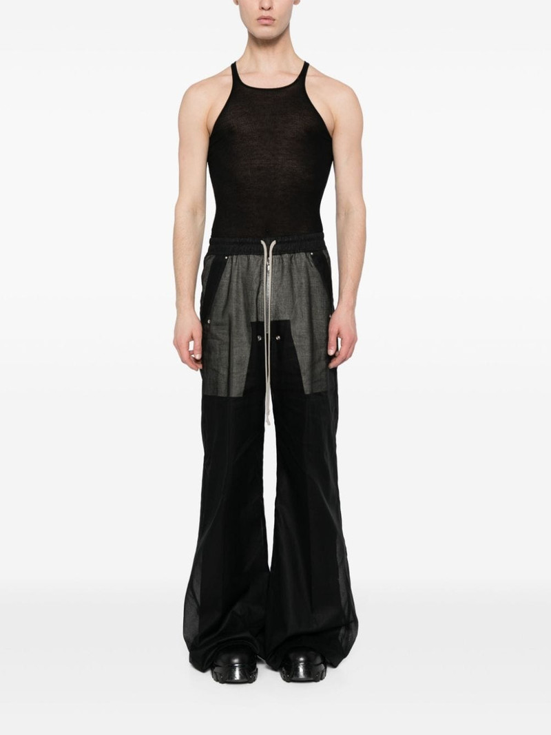 Rick Owens Bela wide-leg cotton trousers outlook