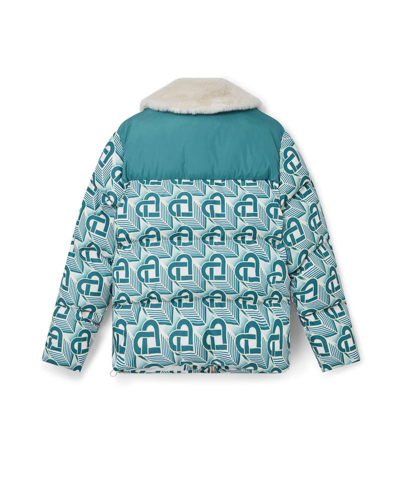 CASABLANCA Heart Monogram Puffer Jacket outlook