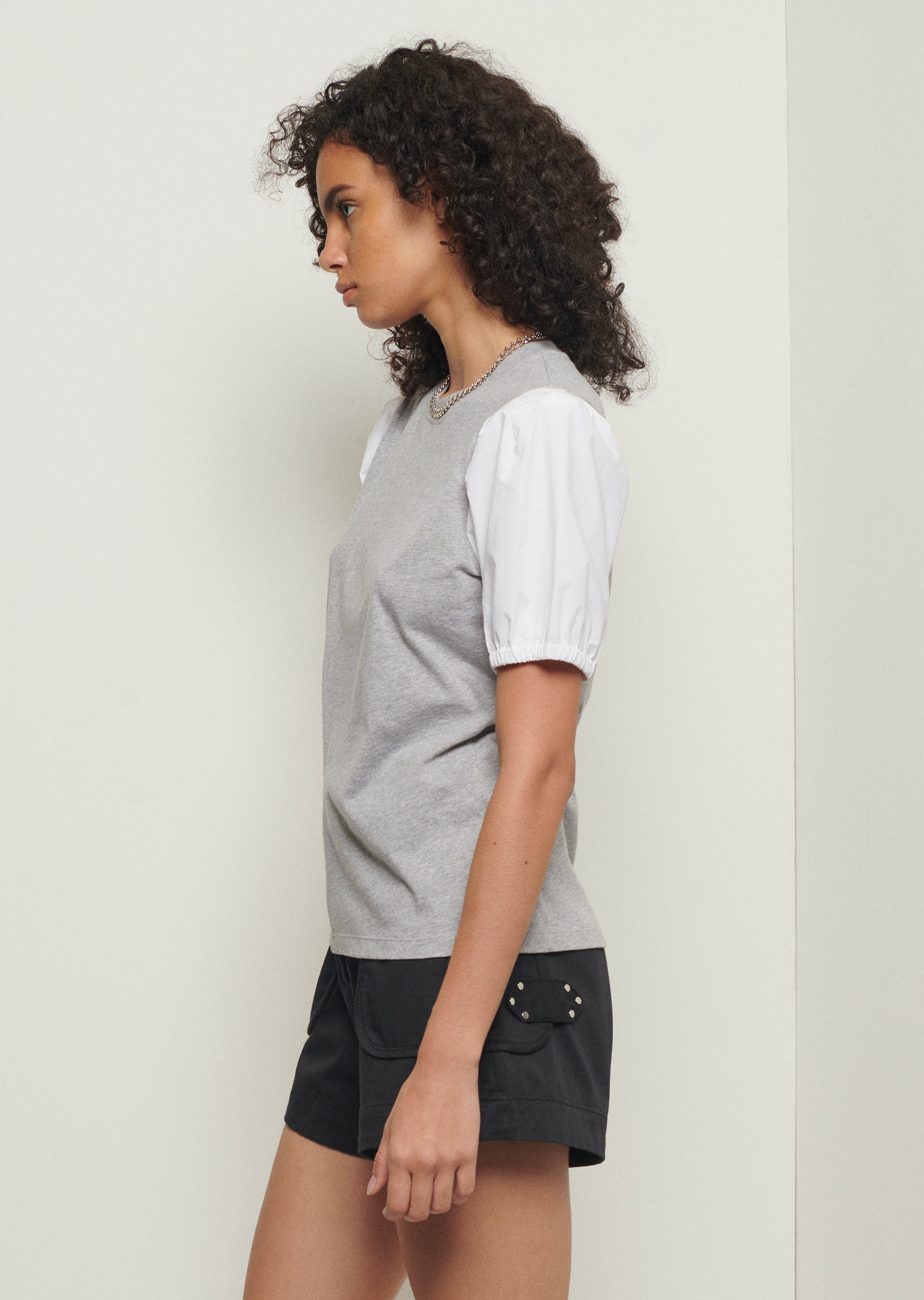 EVA PUFF SLEEVE T - 3