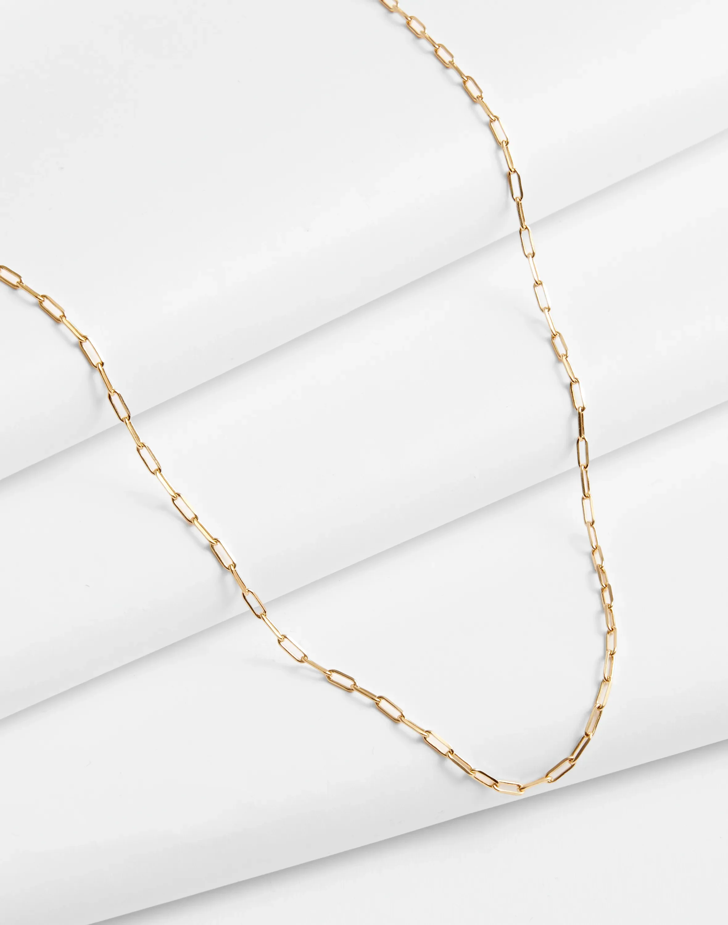 Demi-Fine Paperclip Chain Necklace - 1