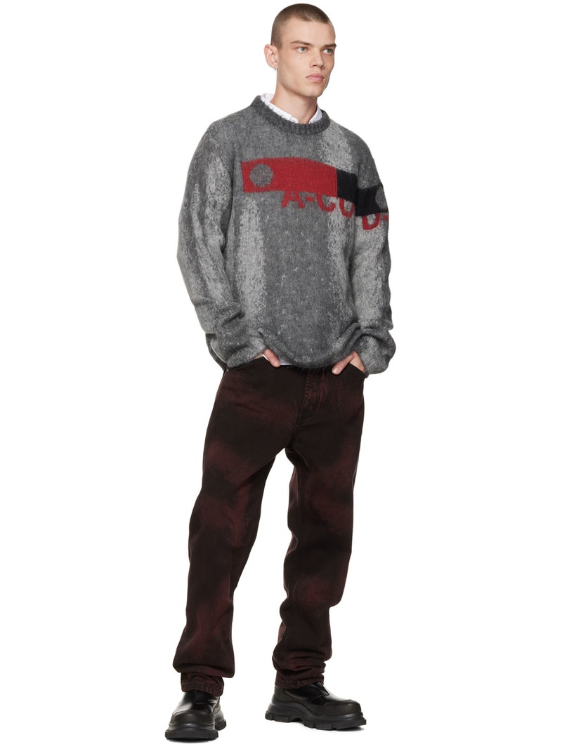 A-COLD-WALL* Gray Jacquard Sweater outlook