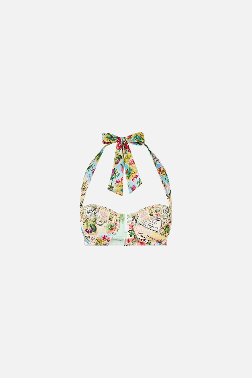 UNDERWIRE HALTER BRA LA BELLE BOTANIQUE - 1