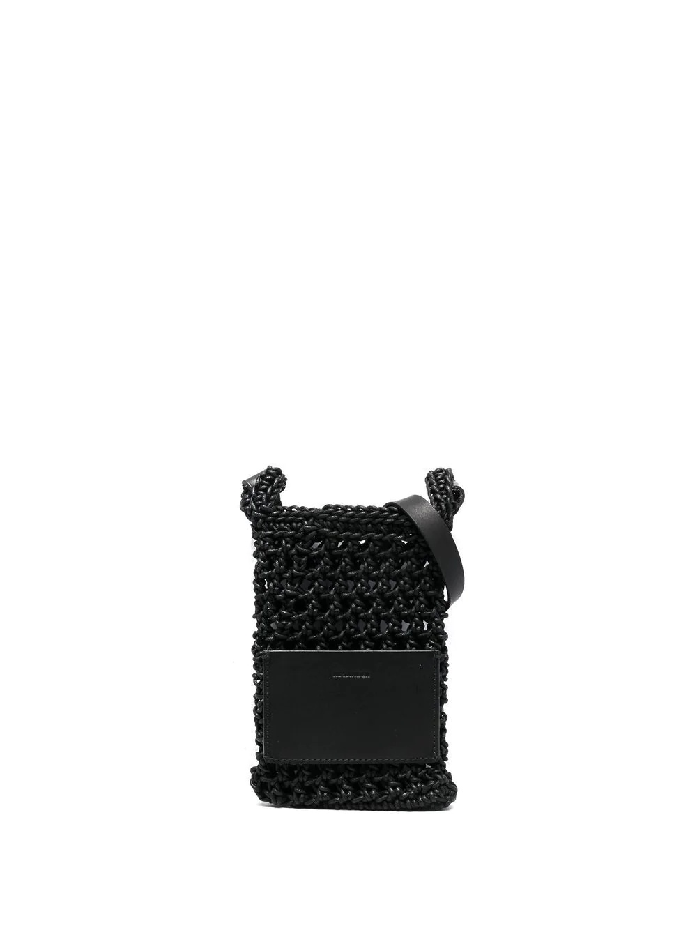 small woven cross-body bag - 1