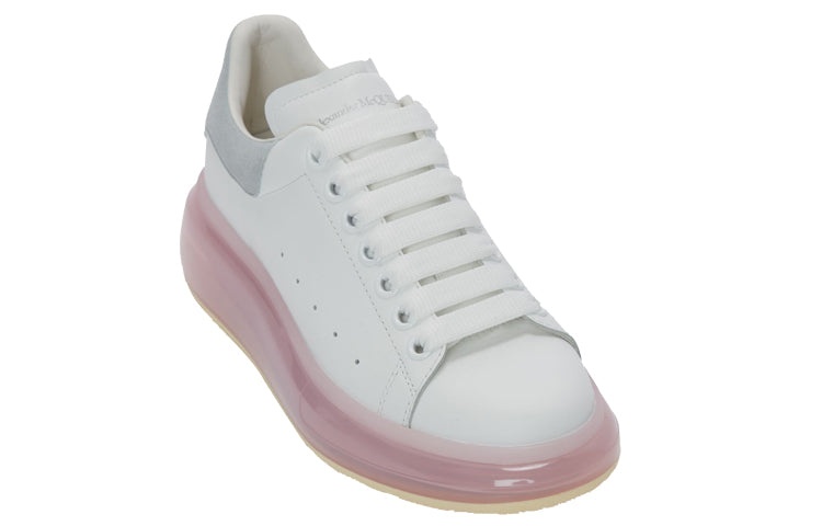 (WMNS) Alexander McQueen Oversized Sneaker 'White Dark Grey' 611698WHXMA9479 - 3