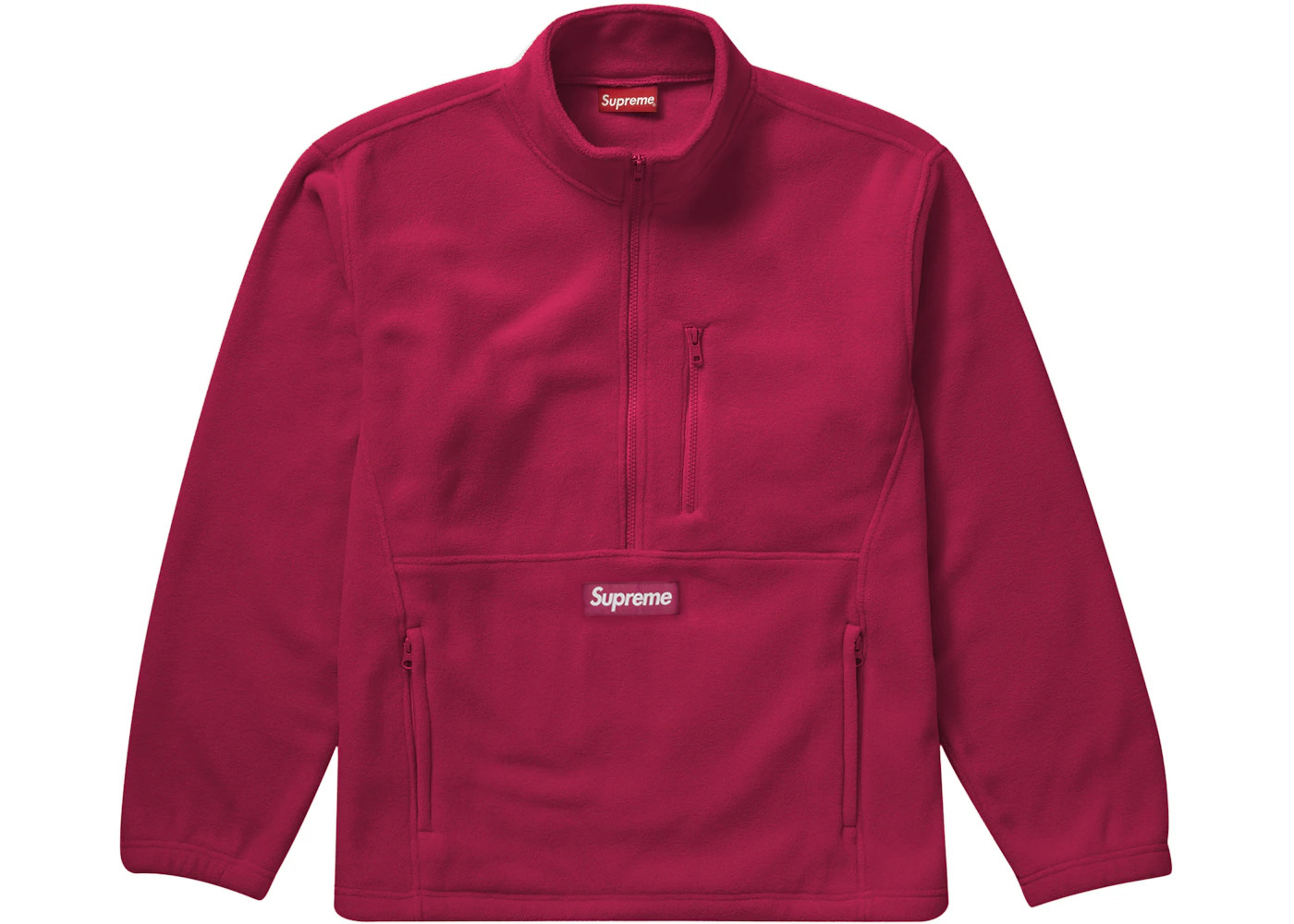Supreme Polartec Half Zip Pullover (FW21) Magenta - 1