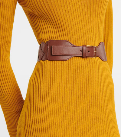 Altuzarra Braided leather belt outlook