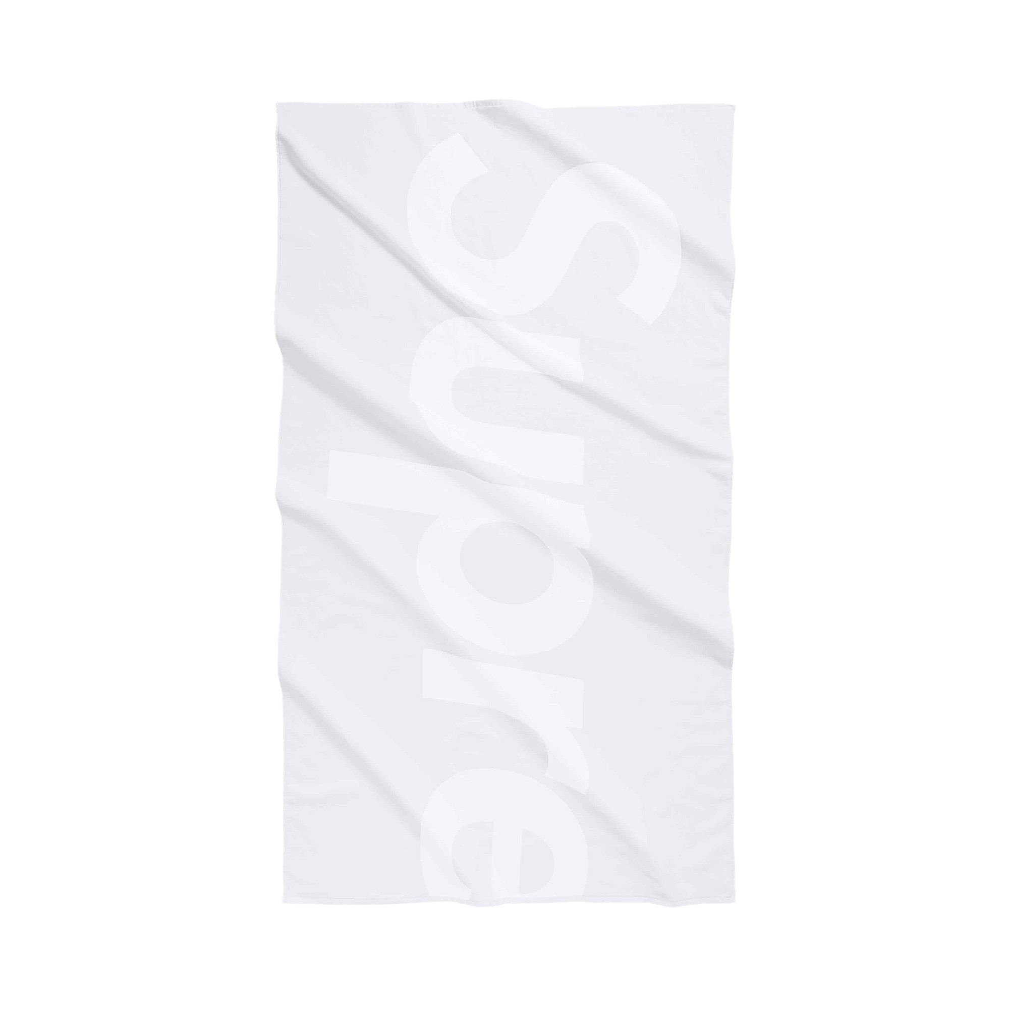 Supreme Tonal Logo Towel 'White' - 1