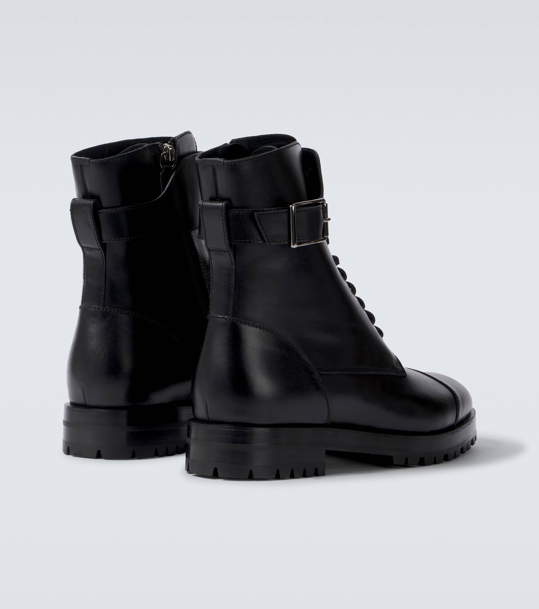 Buloko leather combat boots - 5