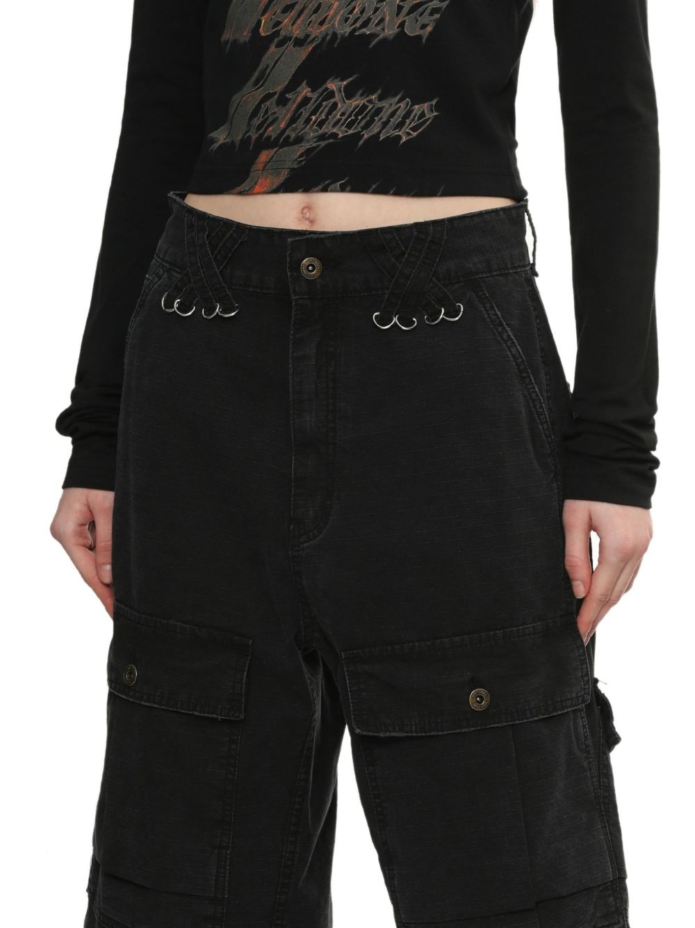 cotton cargo shorts - 5