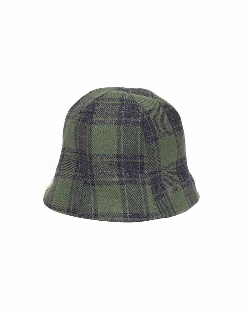visvim TULIPA HAT CHECK GREEN outlook
