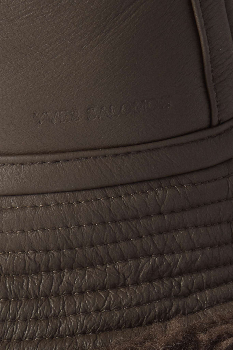 Shearling bucket hat 3