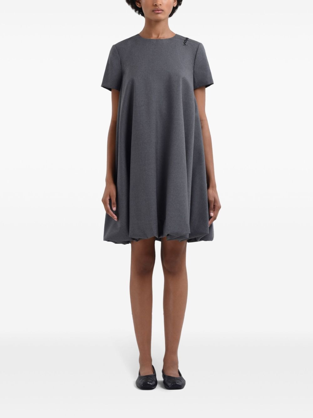 flared mini dress - 2