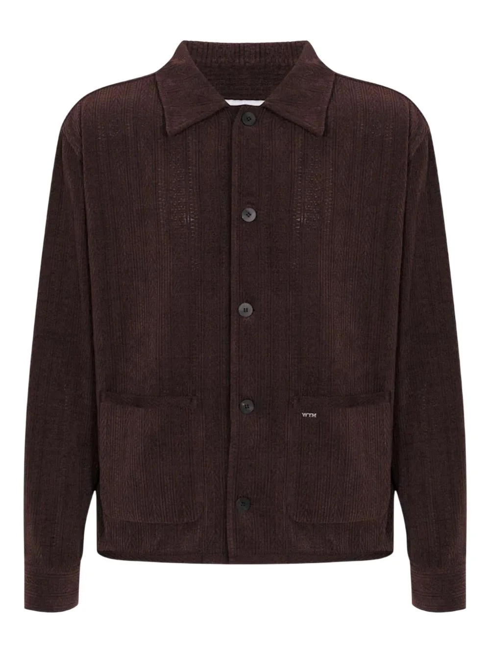 patch-pocket overshirt - 1