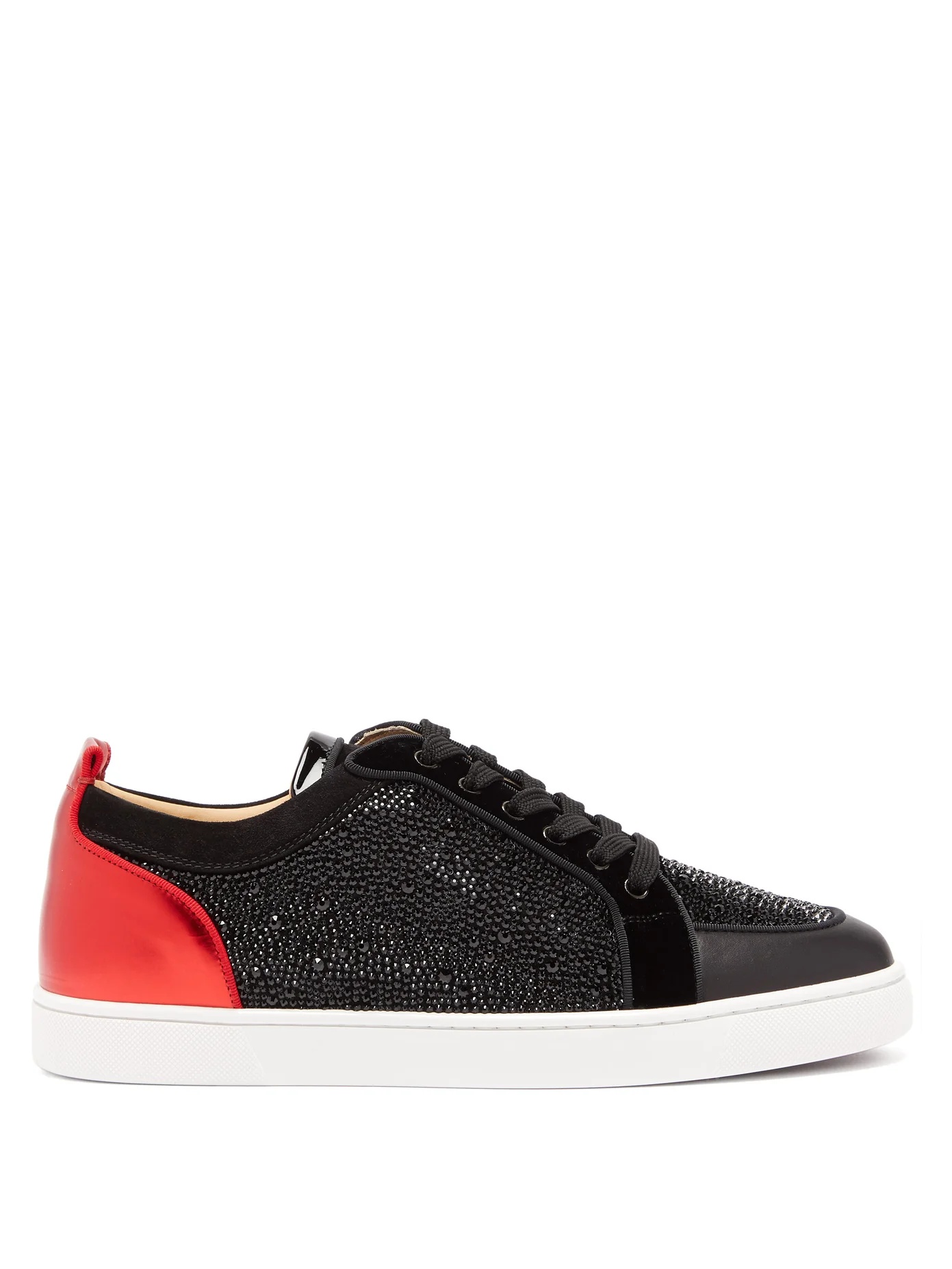 Rantulow crystal-embellished leather trainers - 1