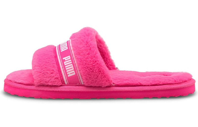 PUMA (WMNS) PUMA Fluff Slides 'Fluo Pink' 384937-03 outlook