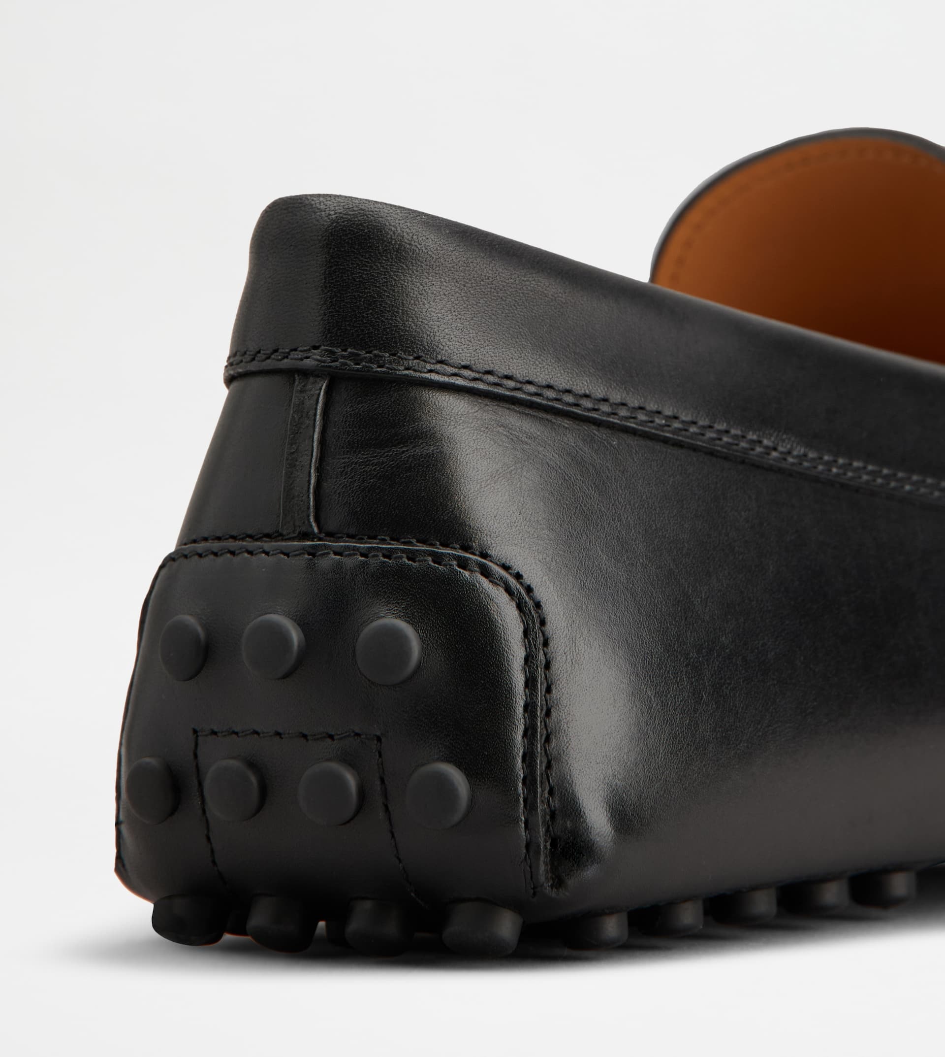 GOMMINO DRIVING SHOES IN LEATHER - BLACK - 6