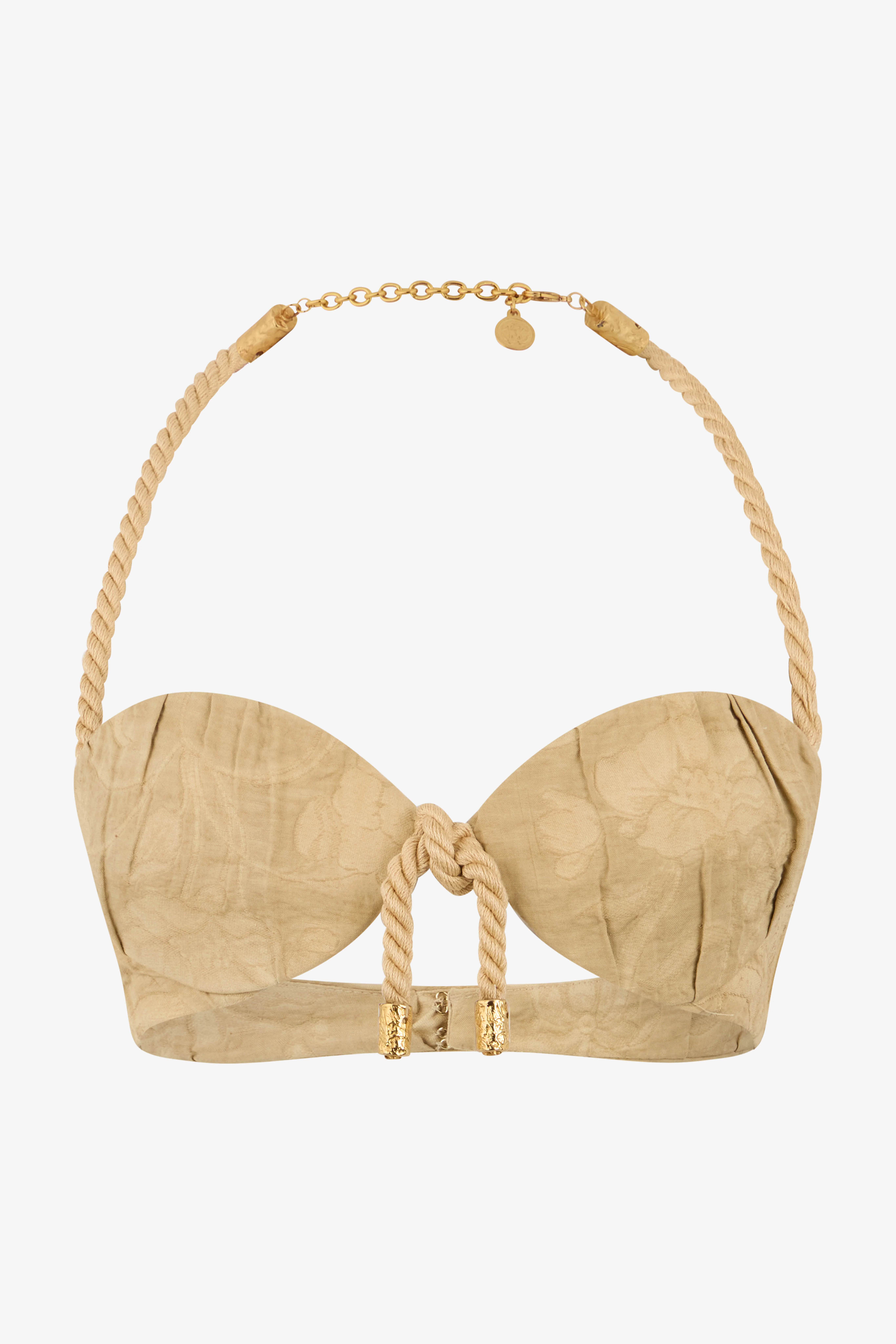Sand Bralette Top with Rope Detail - 1