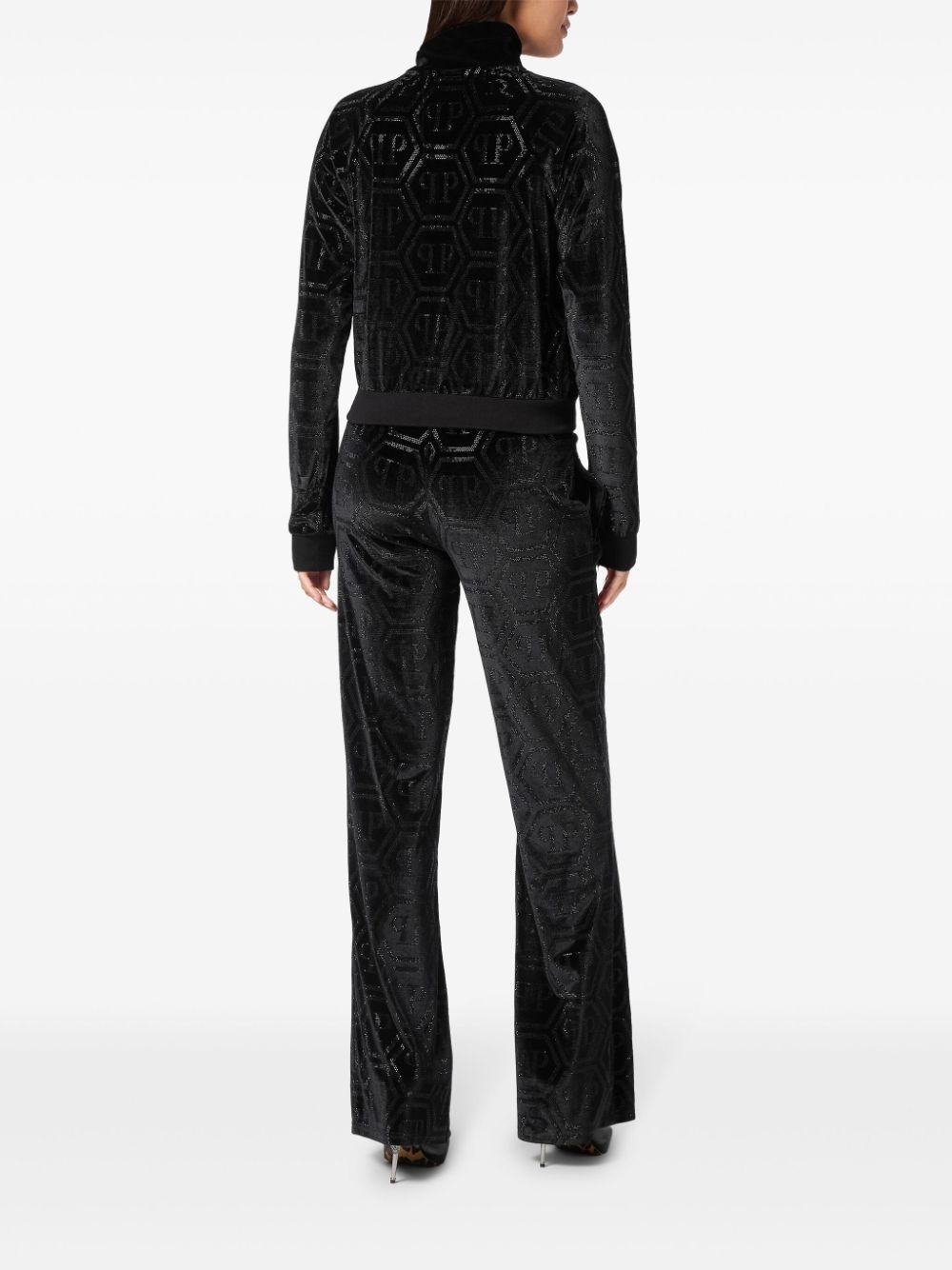 monogram-embellished track pants - 3
