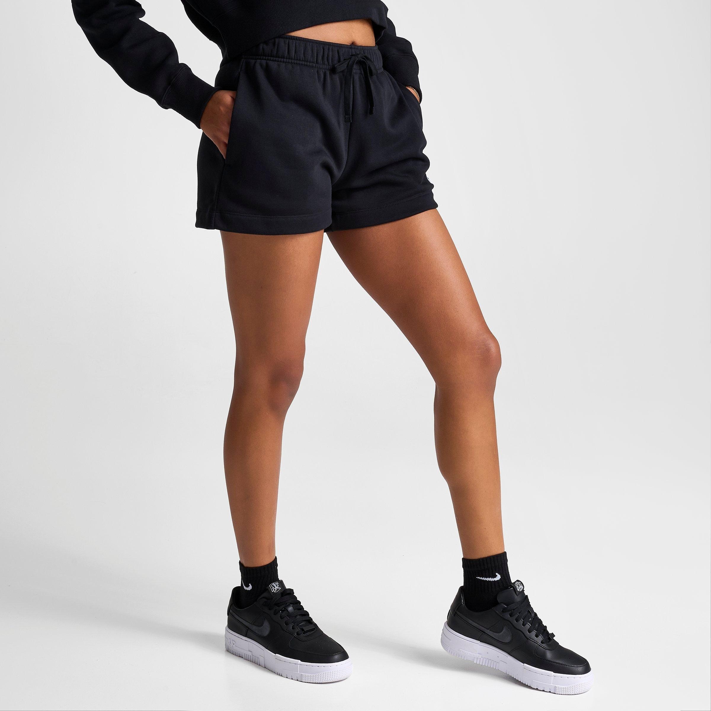 WOMEN'S NIKE SPORTSWEAR CLUB FLEECE MID-RISE SHORTS - 3