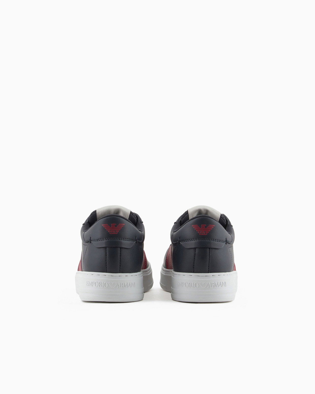 Leather sneakers with logo detail - 4