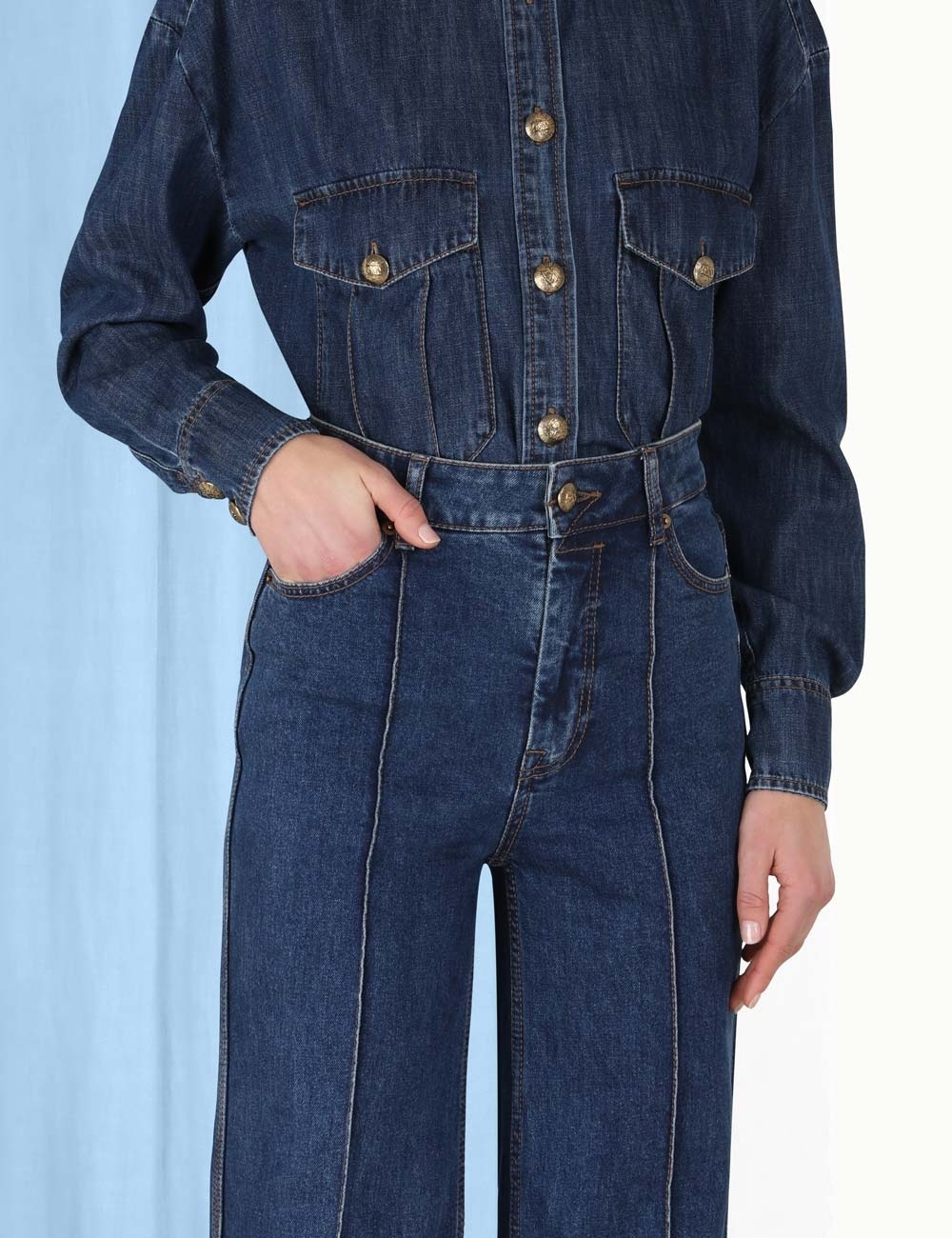 LUMINOSITY WIDE LEG JEAN - 5