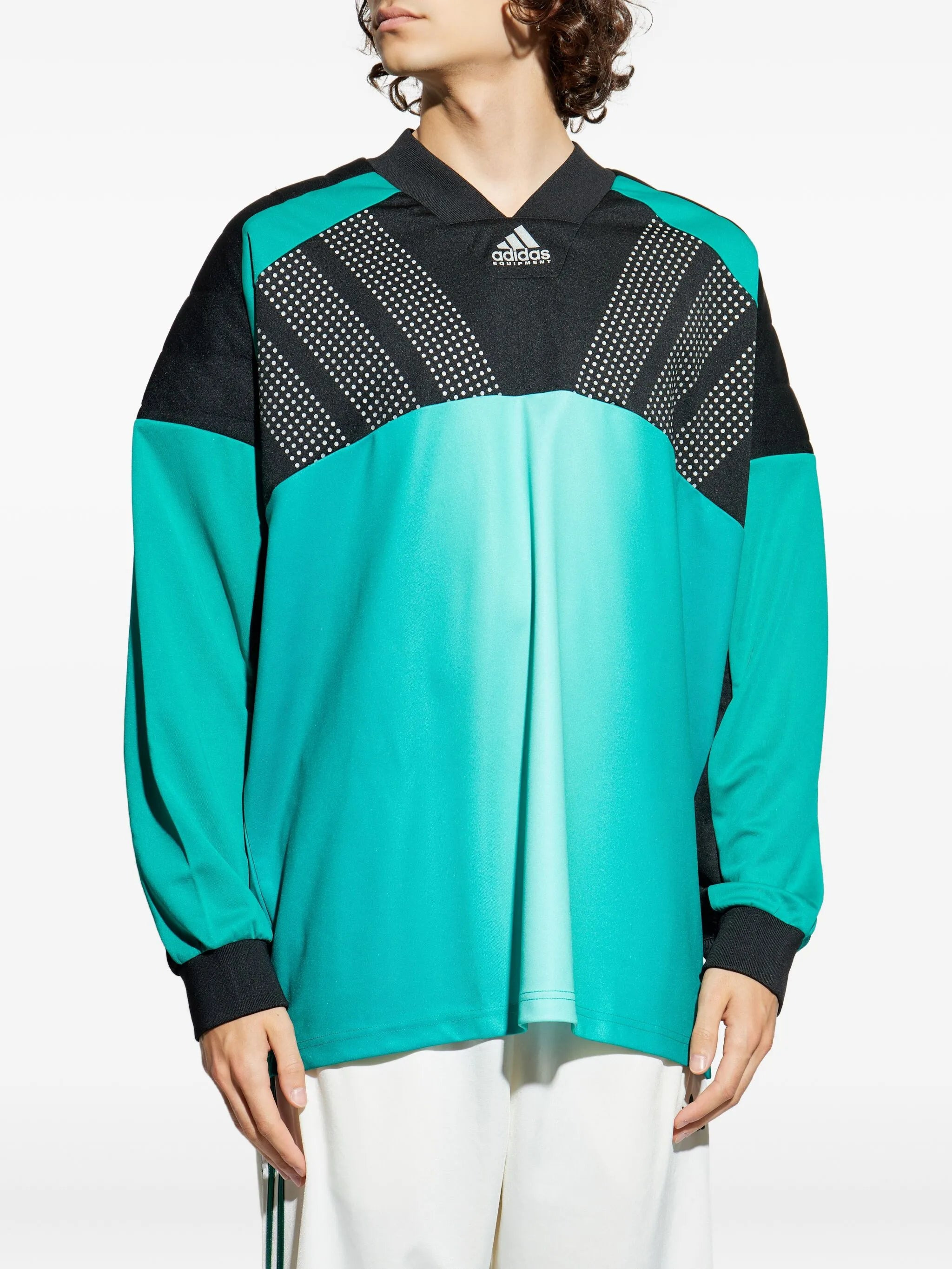Adidas EQT Colour-block Dot-print Jersey - 5