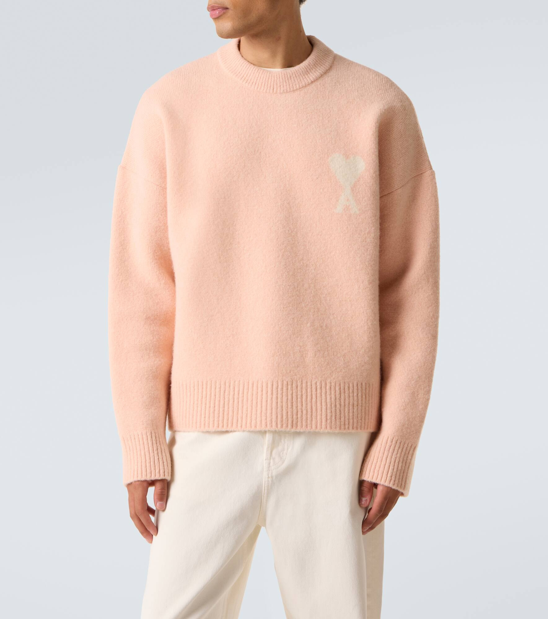 Ami de Cœur alpaca and wool-blend sweater - 3