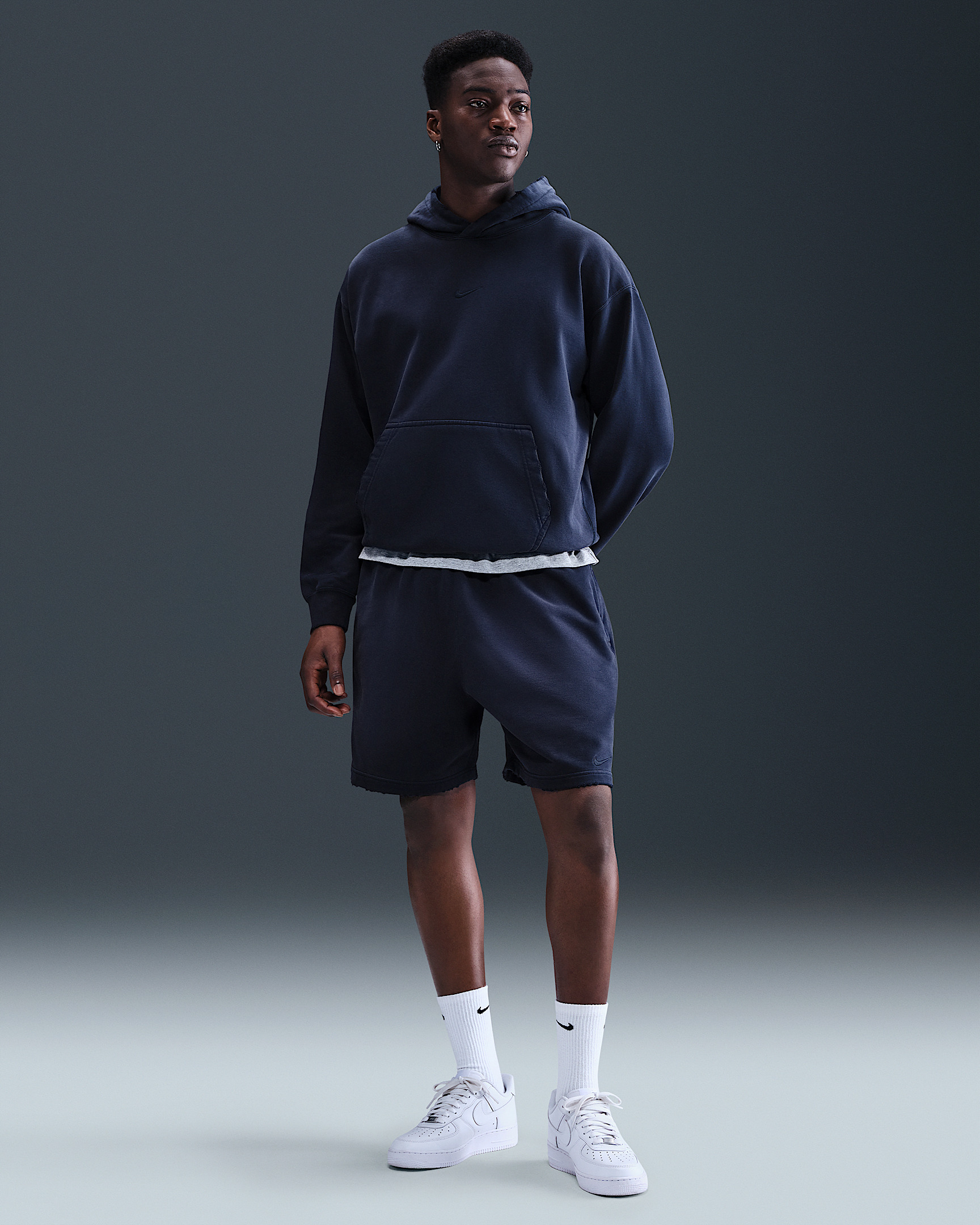 Nike Solo Swoosh Men's French Terry Pullover Hoodie - 4