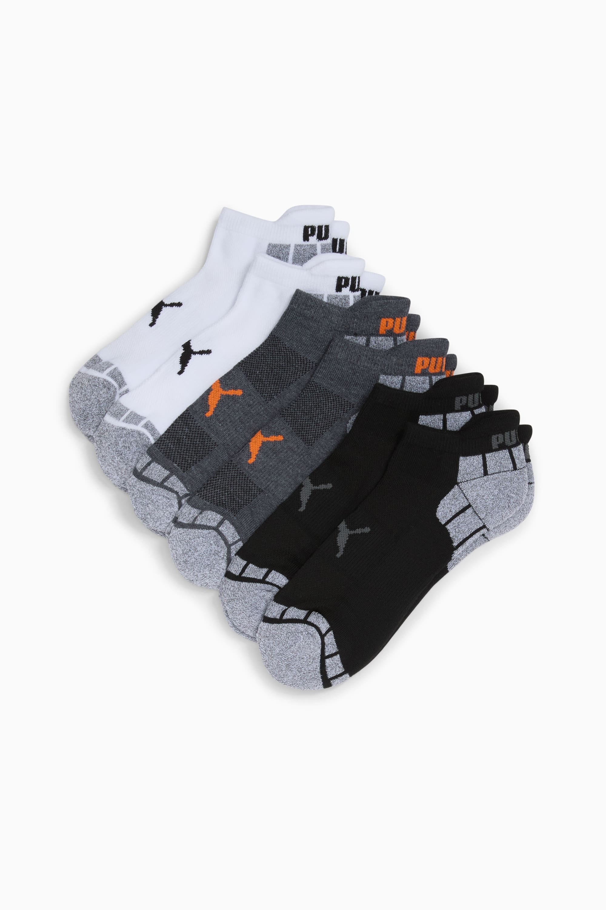 Men's Half Terry Low-Cut Socks (6 Pairs) - 1