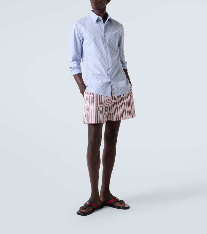 GUCCI GG cotton and silk jacquard shirt outlook