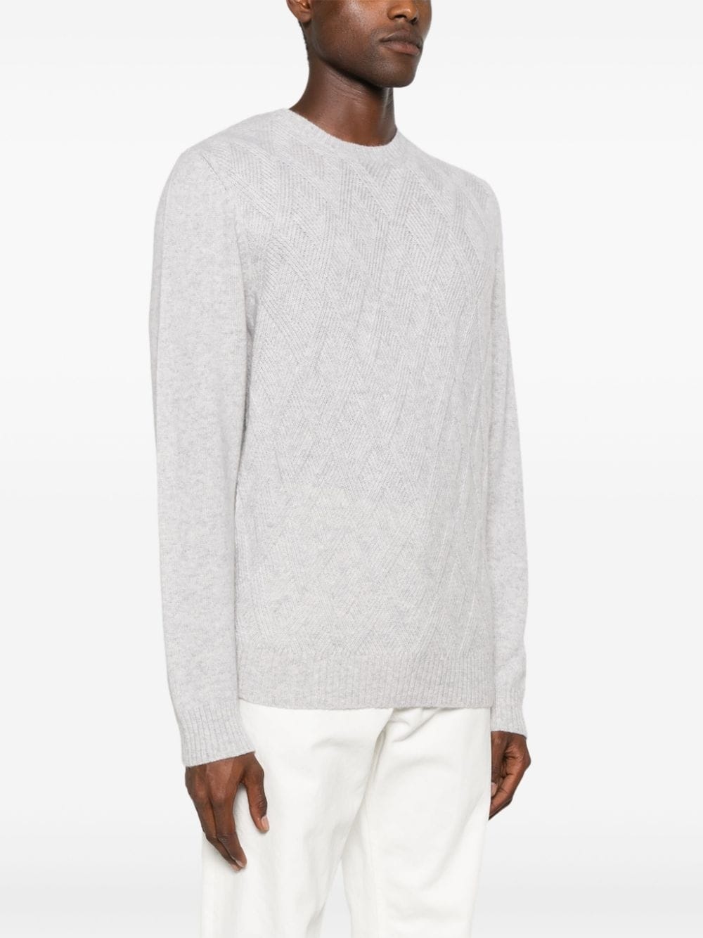 mÃ©lange cashmere jumper - 3