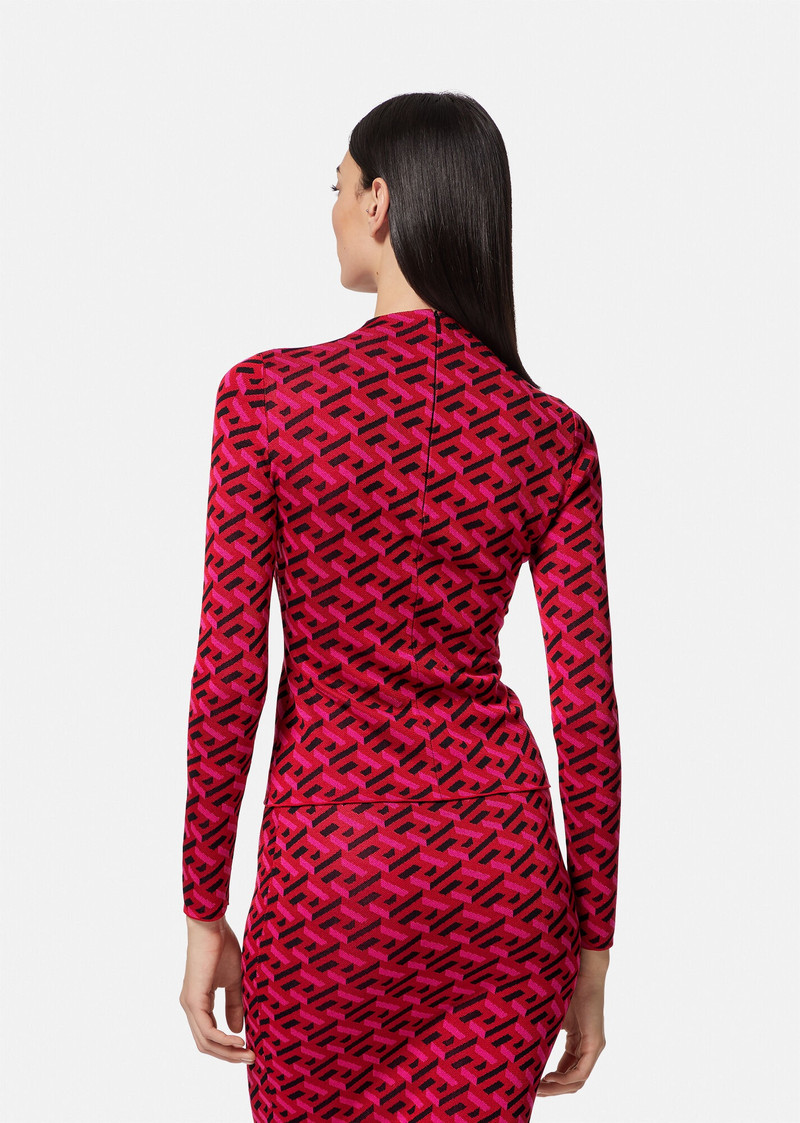 La Greca Jacquard Sweater 4