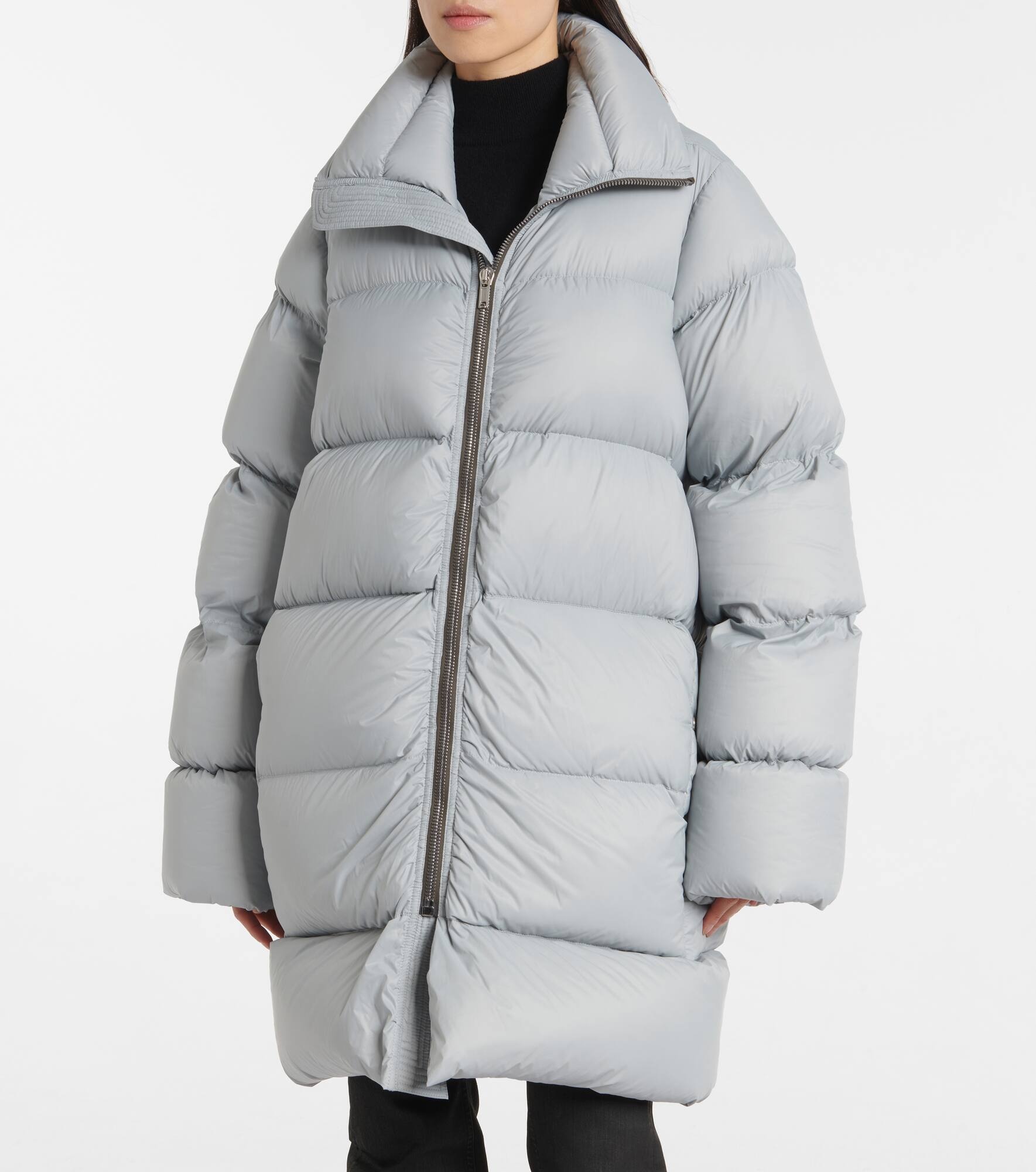 Turtle oversized down jacket - 5