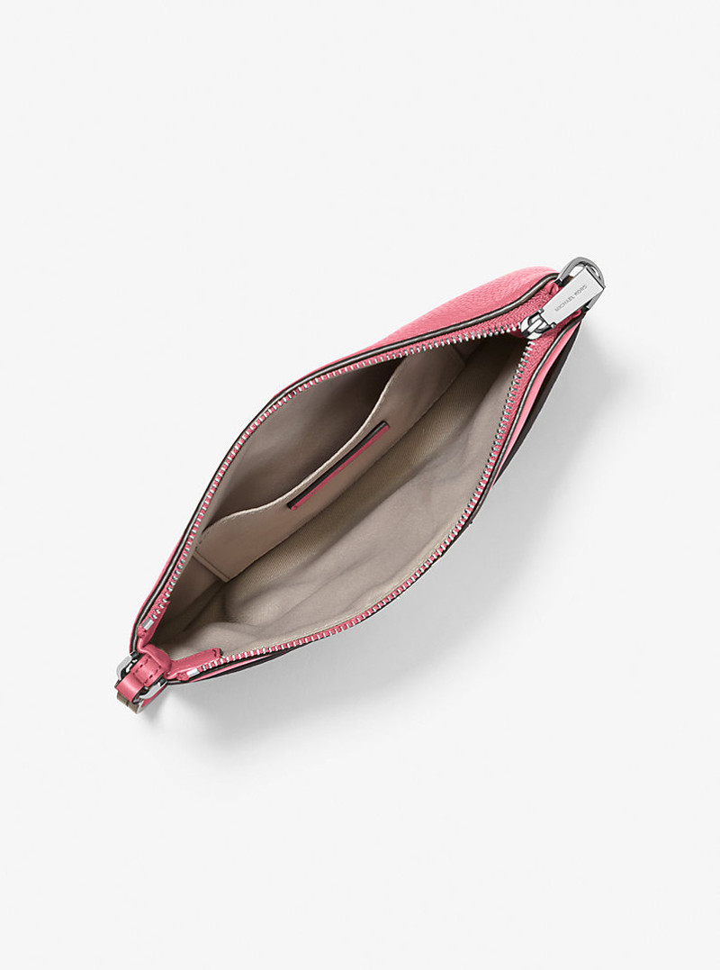 MICHAEL KORS Jet Set Medium Pebbled Leather Convertible Wristlet outlook
