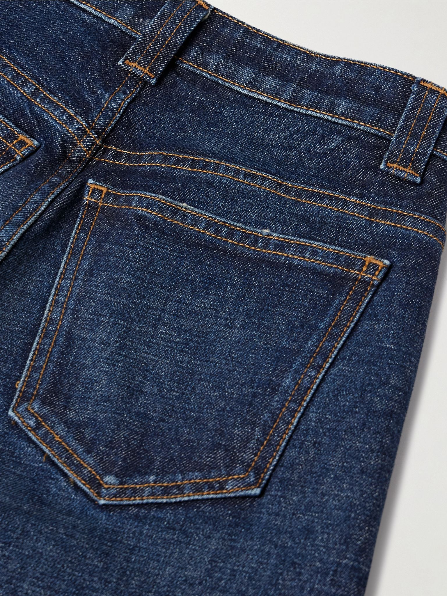 Dane high-rise wide-leg jeans Dark denim - 6