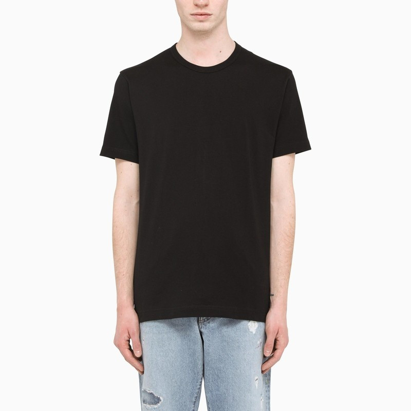 Black t-shit with logo print 1