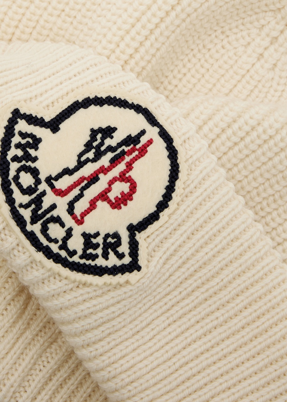 Moncler Logo Wool Beanie - 2