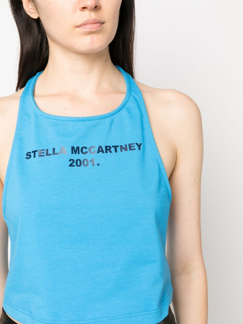 logo-print tank top 5